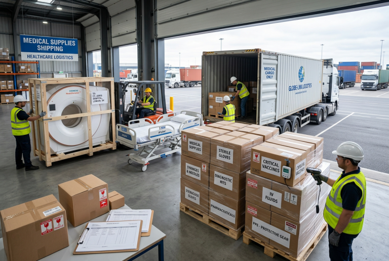 machinery freight from china crate dimensions lifting and unloading plan