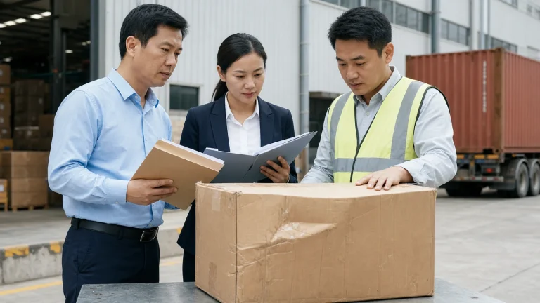 Cargo owner, insurance adviser and surveyor mapping a damaged shipment to policy and custody evidence