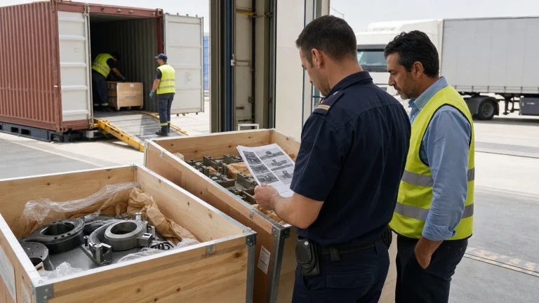 China to Spain freight prepared for documentary and physical customs inspection