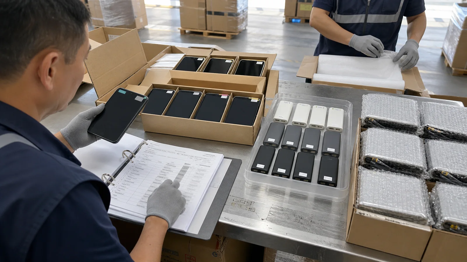 Electronics battery models being matched to test evidence before air cargo packing